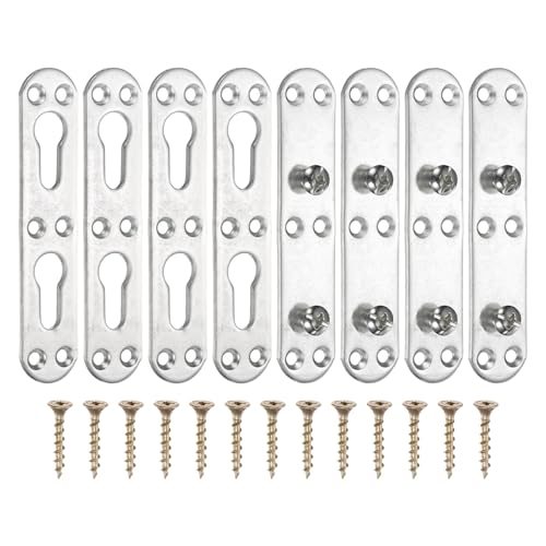 Bed Rail Brackets 5" Carbon Steel Adjustable Bed Rail Fasteners — PATIKIL