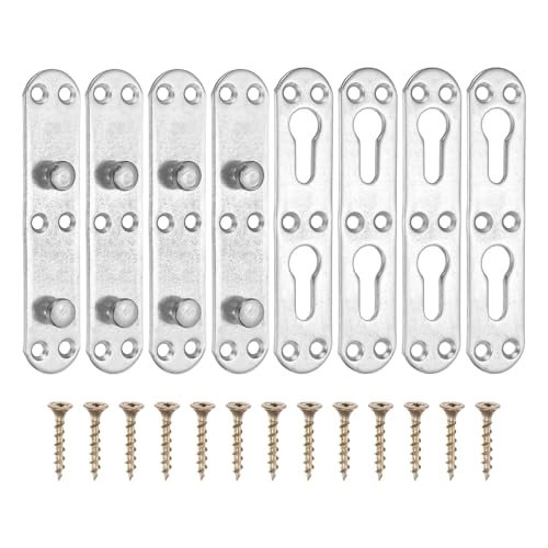 Bed Rail Brackets 5", Carbon Steel Bed Rail Fasteners Hardware — PATIKIL