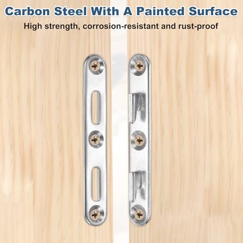 Bed Rail Brackets 5", Carbon Steel Bed Rail Fasteners Single Hook view 3