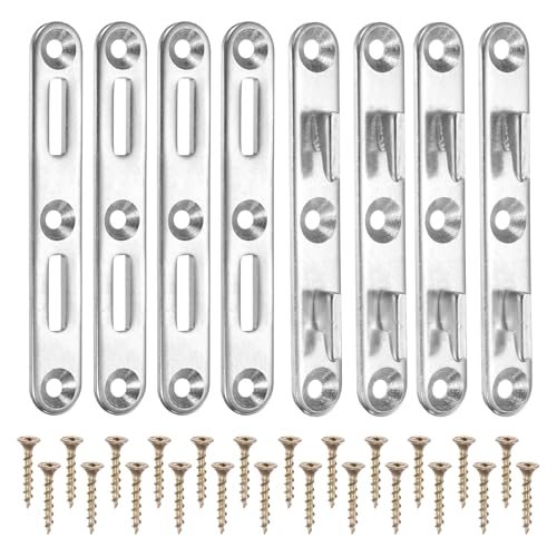 Bed Rail Brackets 5", Carbon Steel Bed Rail Fasteners Single Hook — PATIKIL