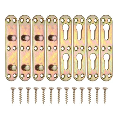 Bed Rail Brackets 5" Carbon Steel Fasteners Hardware Colorful — PATIKIL