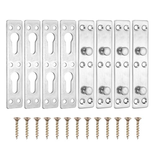Bed Rail Fasteners 5" Carbon Steel Bed Frame Brackets — PATIKIL