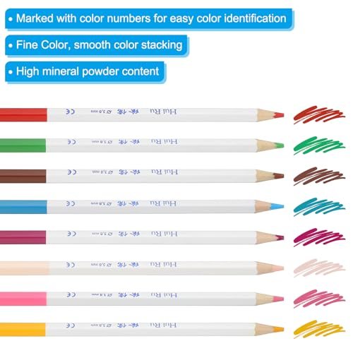 Black Colored Pencils Set, 12 Pcs Oil Color Pencils Wooden Coloring view 4