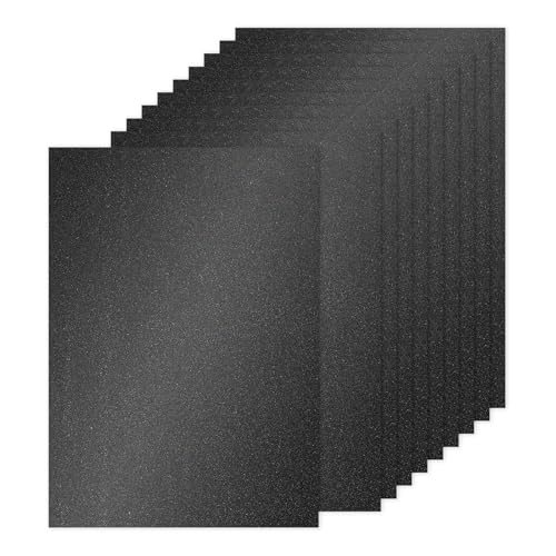 Black Glitter Cardstock Paper, A4 Size, 250gsm — PATIKIL