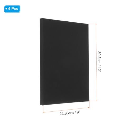 Black Stretched Canvas 9"x12" Large Canvas view 2