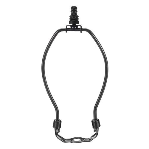 Black, with Standard Saddle & Finial Detachable Shade Holder, for Table — PATIKIL