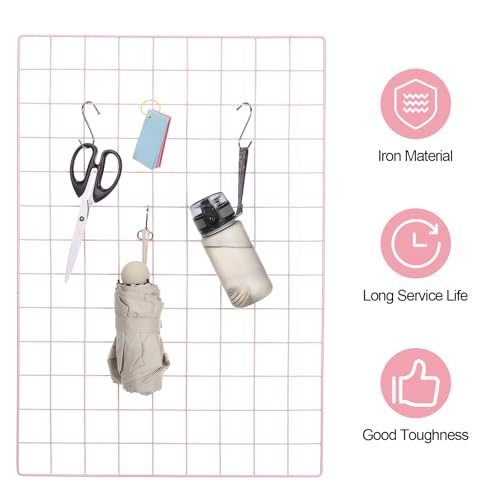 Board Photo Pictures Memo Display Grid Panels Hanging Organizer Wall view 4