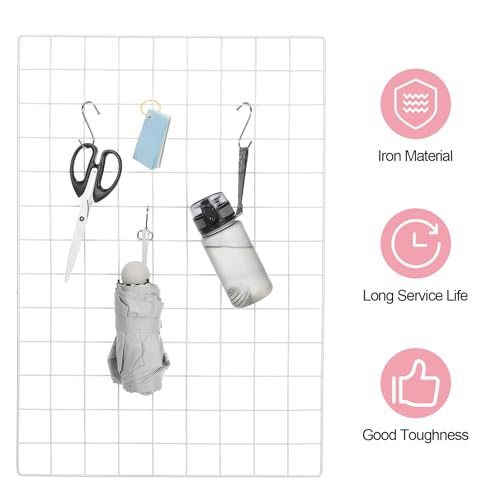 Board Photo Pictures Memo Display Grid Panels Hanging Organizer Wall view 5