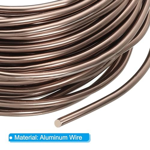 Bonsai Training Wire 3mm x 41ft Anodized Aluminum Brown view 3