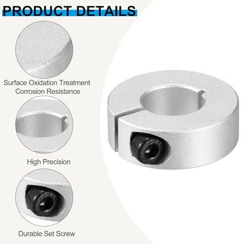 Bore 14mm Single Split Shaft Collar 30mm OD 10mm Thickness view 3