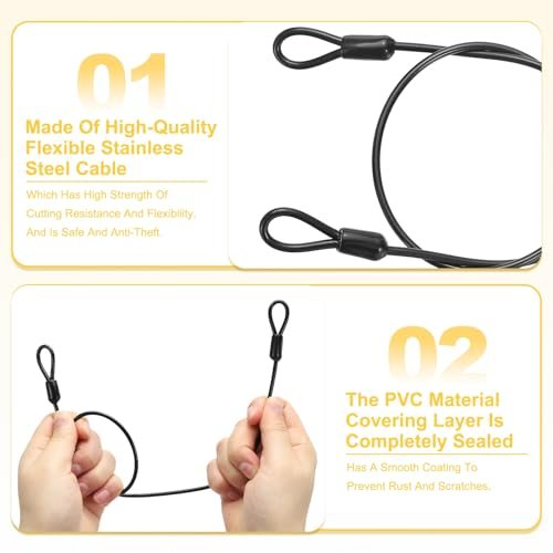 Braided Stainless Steel Coated Safety Wire Rope view 3