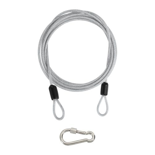 Braided Stainless Steel Coated Safety Wire Rope — PATIKIL