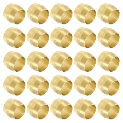 Brass Compression Sleeves Ferrules — PATIKIL