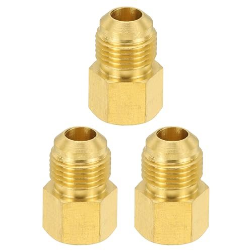 Brass Flare Tube Fitting Coupling, Fuel, Oil — PATIKIL