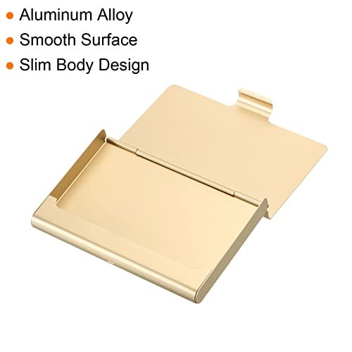 Business Card Holder, 2 Pack Aluminum Metal Card Case Professional Pocket view 4