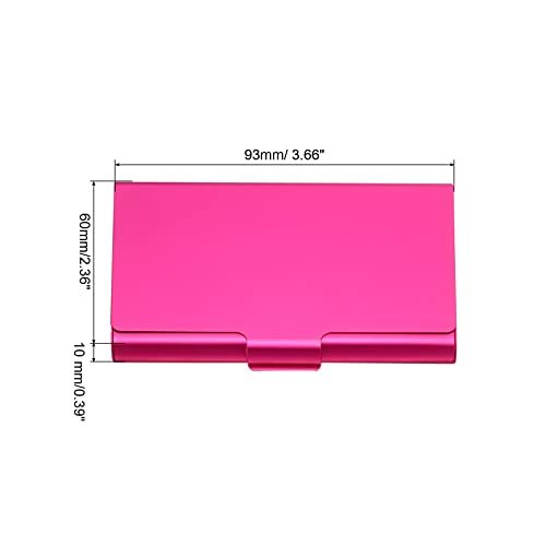 Business Card Holder, 2 Pack Aluminum Metal Card Case Professional Pocket view 2
