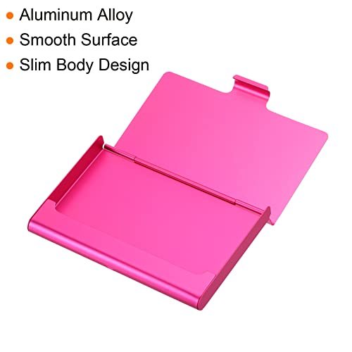 Business Card Holder, 2 Pack Aluminum Metal Card Case Professional Pocket view 5