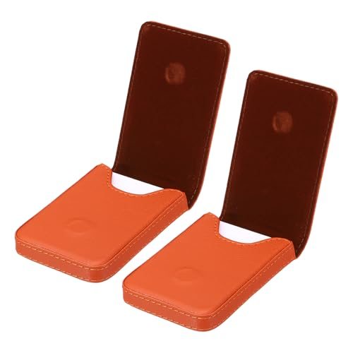 Business Card Holder, 2 Pcs PU Leather Business Card Pocket Slim Name — PATIKIL