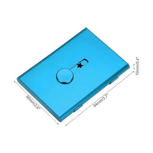 Business Card Holder Thumb Drive Portable Alloy Slide Out Card Case view 2