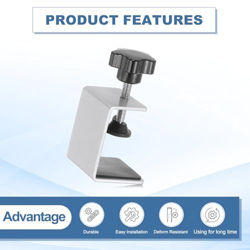 C Clamps Heavy Duty Metal Desk Clamp view 4