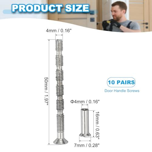 Cabinet Handle Screws M4 x 50mm Break Away Screw view 2