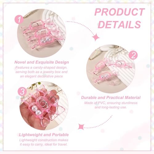 Candy Shaped Jewelry Box Mini Plastic Jewelry Organizer, Earrings Beads view 3