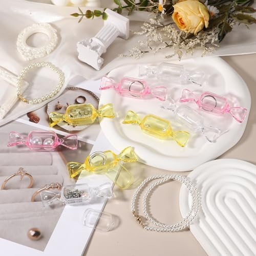 Candy Shaped Jewelry Box Mini Plastic Jewelry Organizer, Earrings Beads view 4