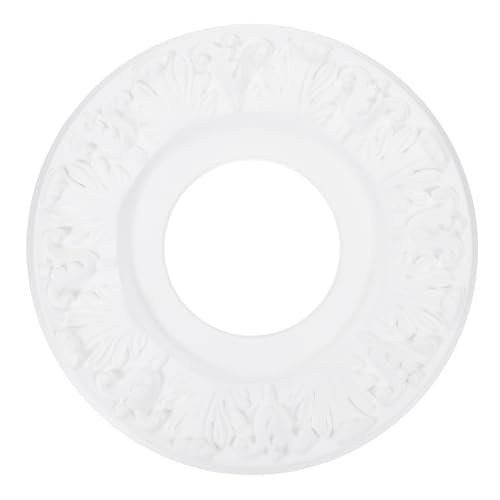 Ceiling Medallion, 10" OD x 4" ID PU Decorative Ceiling Light Medallion — PATIKIL