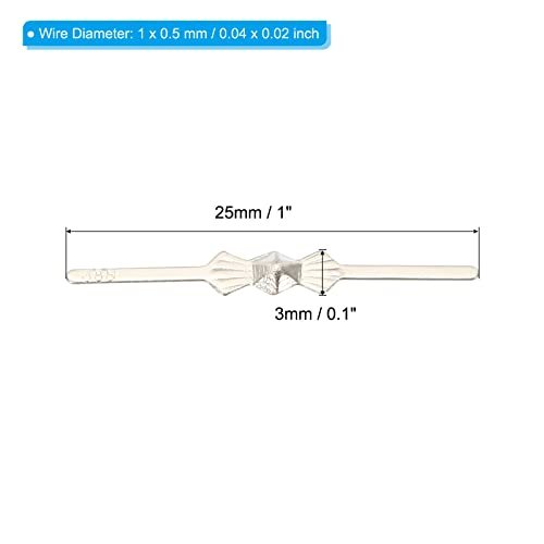 Chandelier Connector Clip 200 Pack 25mm/1" Length Silver view 2