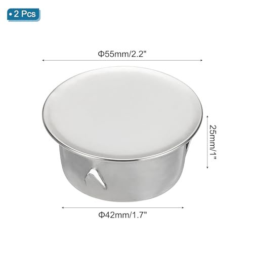 Chimney Hole Cap, Silver Tone view 2