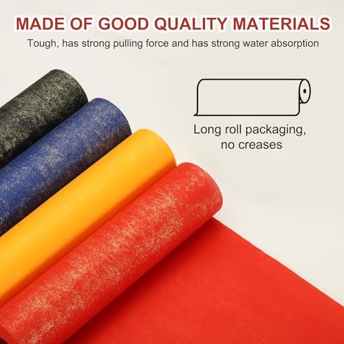 Chinese Xuan Paper Roll 65Ft x 9.1 Inch Half Raw Ripe, Chinese view 3