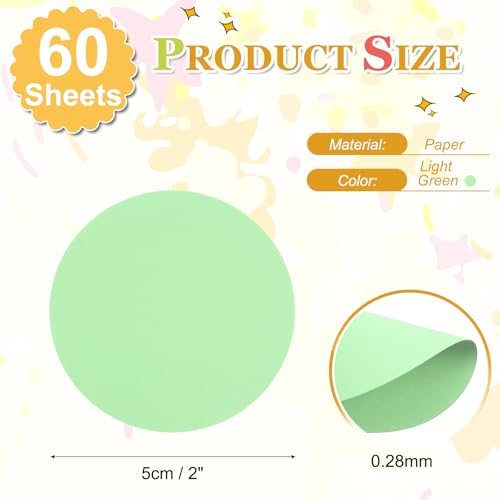 Circle Card Stock, Cutouts Paper Coaster view 2
