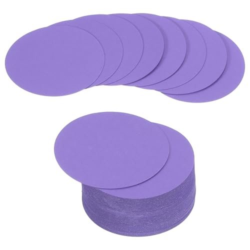 Circle Card Stock, Cutouts Paper Coaster — PATIKIL