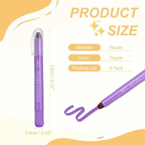 Clear Neon Bright Gel Stick Cute Pastel view 2