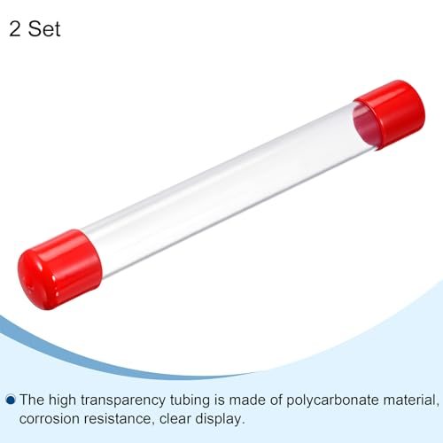 Clear Rigid Tube Round Plastic Tubing 305mm/ 12 ‘’ Length view 3