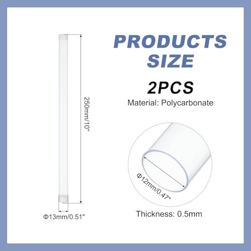 Clear Rigid Tube Round Plastic Tubing view 2