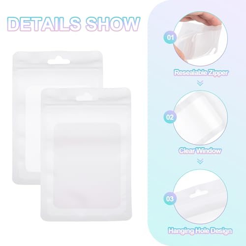 Clear Window Resealable Food Storage Smell Proof Foil Pouch Bag view 3