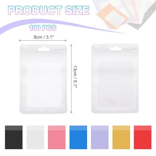 Clear Window Resealable Food Storage Smell Proof Foil Pouch Bag view 2