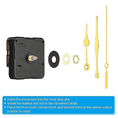 Clock Mechanism Replacement, Quartz Clock Mechanism Battery Operated DIY view 5