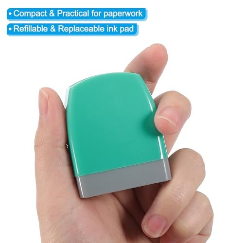 Closed Notice Stamp Self Inking Red Ink Refillable Stamp view 5