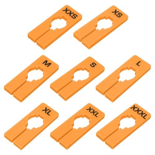 Clothes Dividers for Hanging Clothes, 40 Pack 8 Sizes Rectangle — PATIKIL