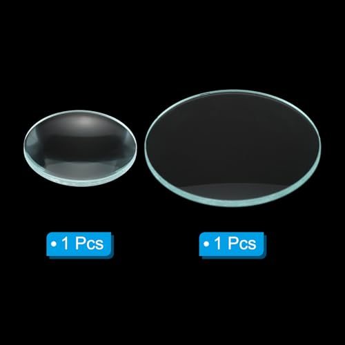 Convex Lens, 300 50mm Focal Length 50/30mm (1.97/1.18") Diameter Round view 3