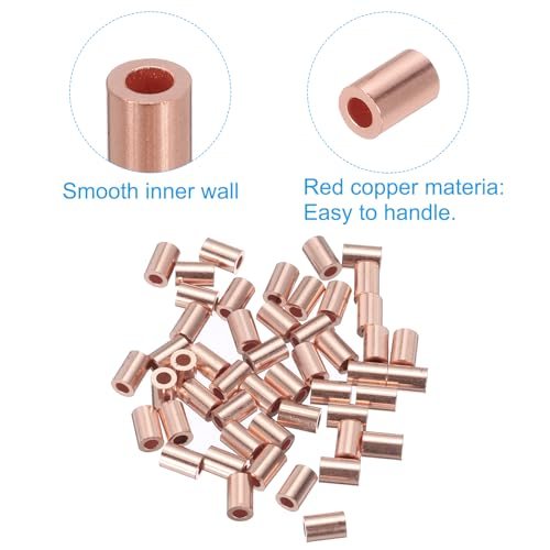 Copper Crimping Loop Sleeve End view 4