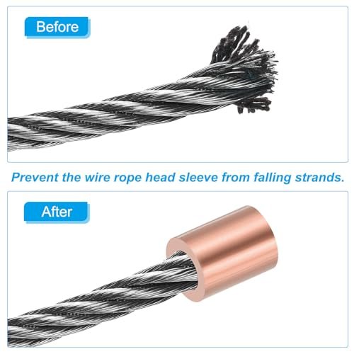 Copper Crimping Loop Sleeve End view 5