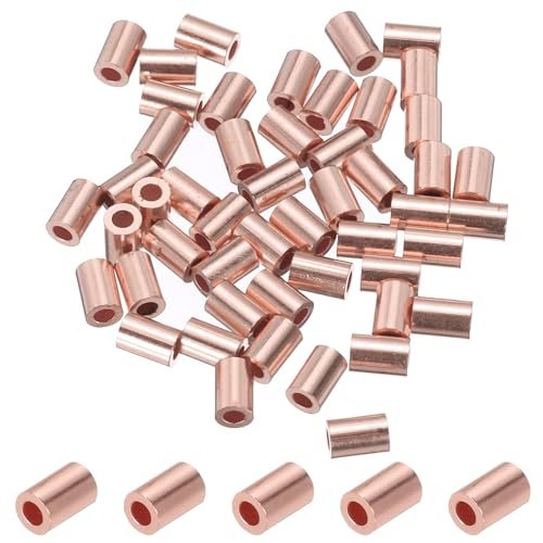 Copper Crimping Loop Sleeve End — PATIKIL