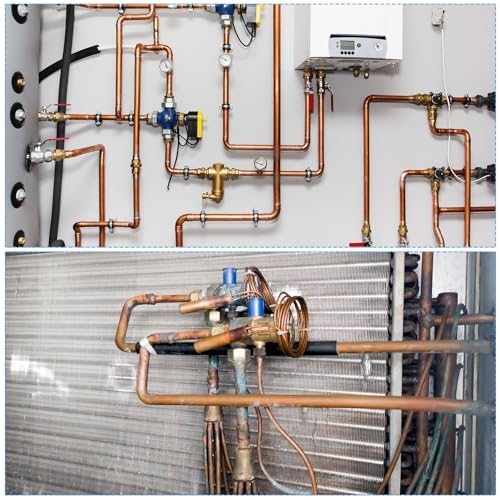 Copper Pipe Fittings 180 Degree 3/8 IN ID 4Pcs view 5