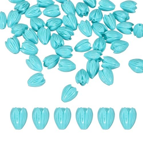 Coral Flower Beads 11x8mm Shell Floral Spacer Beads — PATIKIL