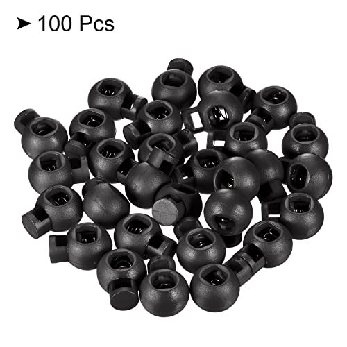 Cord Locks, 100 Pack Ball Spring Toggle Stopper view 3
