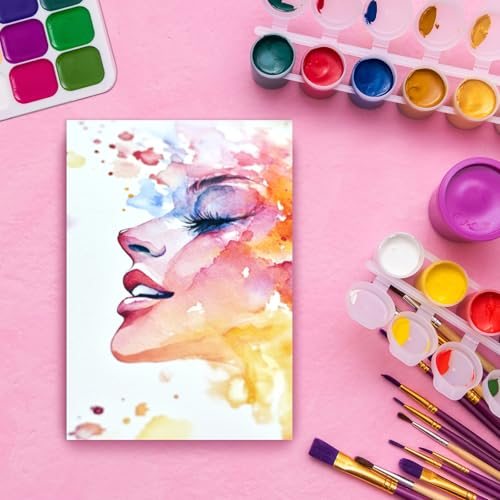 Cotton Watercolor Paper 140lb/300 GSM Hot Press Water Coloring Paint Paper view 4