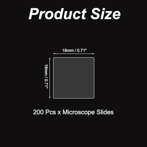 Cover Slips for Microscope Slides, 18x18mm view 2